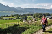 Vandring fra St.Wolfgang im Salzkammergut op mod Schwarzensee