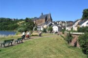 charmerende landsby på Mosel Radweg