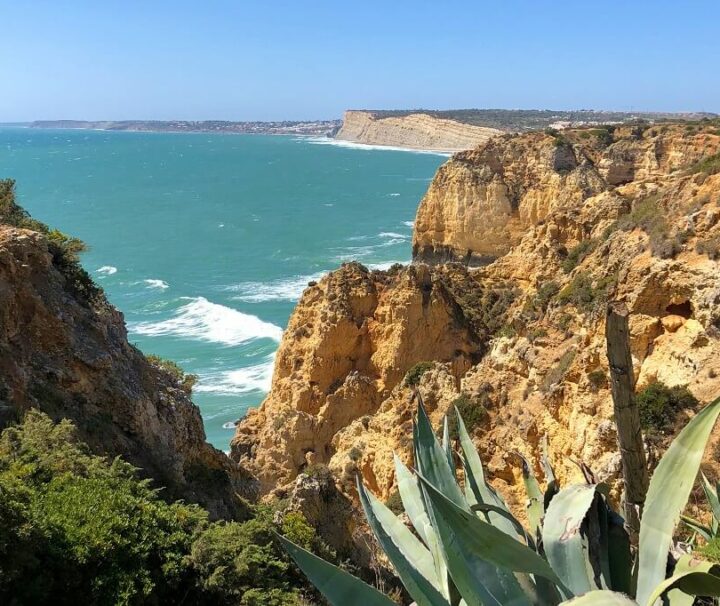 Sandstensklipper på Algarvekysten