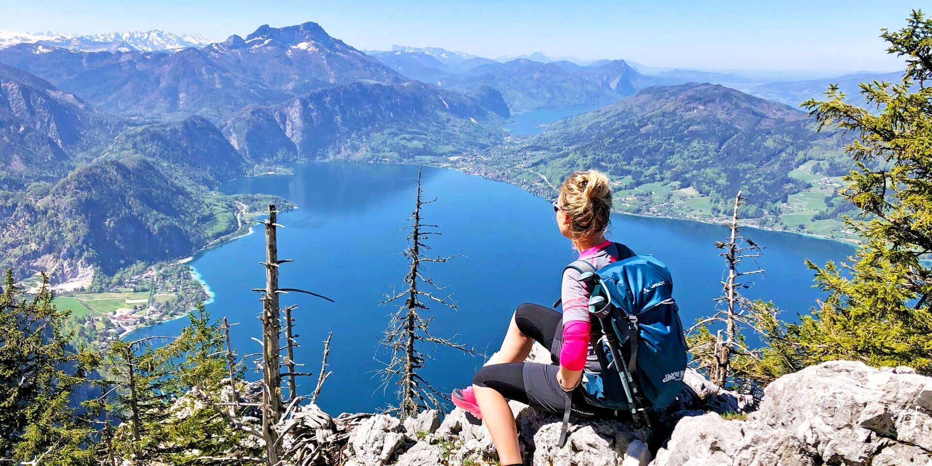 Bjergvandring ved 10 søer i Salzkammergut